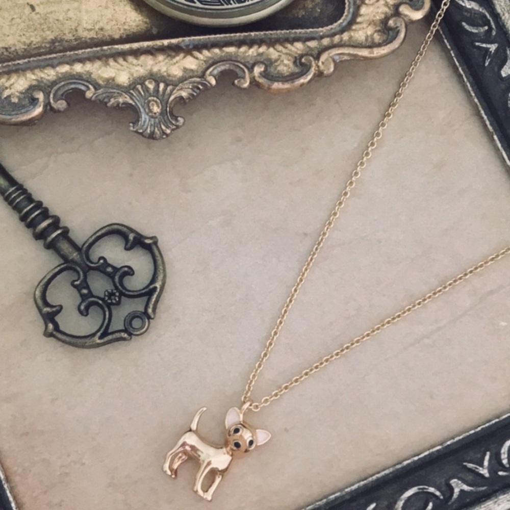 KATE SPADE • Haute Stuff Chihuahua Necklace - Picture 6 of 6